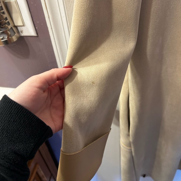 Zara suede feel elongated over coat - Picture 2 of 8